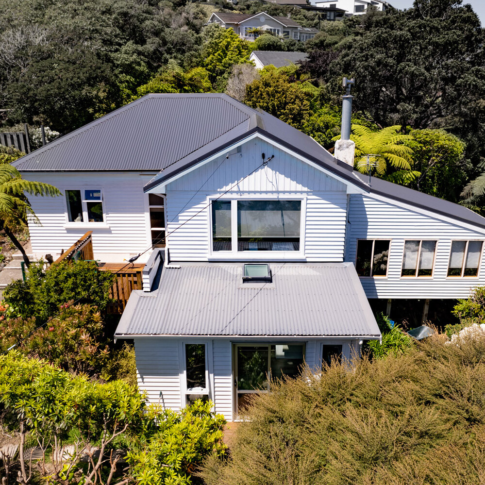 Close up shot of a house in Khandallah