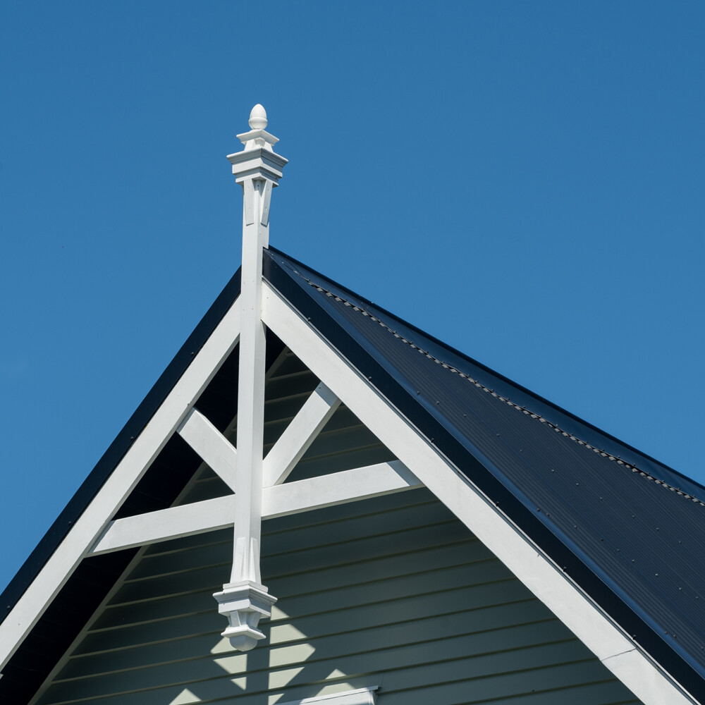 Close up view of a roof in Khandallah