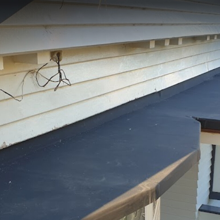 Close up shot roof exterior